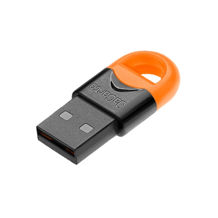 JaCarta-2 PKI/ГОСТ, пластиковый корпус, разъем Type-A. Сертификат ФСТЭК России. Сертификат ФСБ России. Артикул: JC007-12.F47